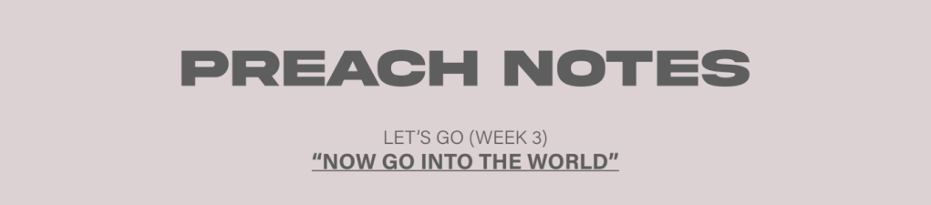 Let’s Go! (Big People, Small World, Let’s Go: Week 3)