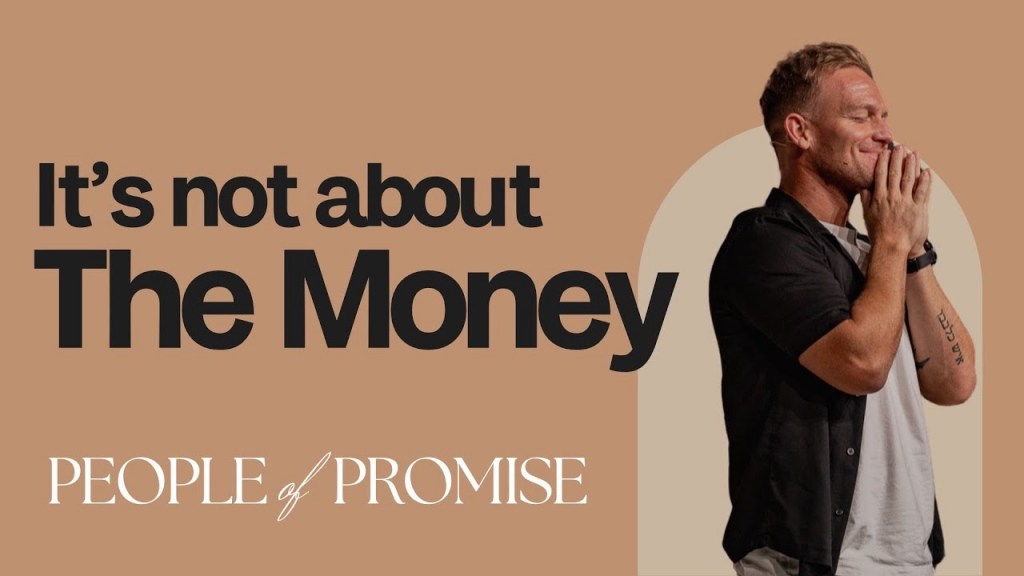 It’s Not About the Money